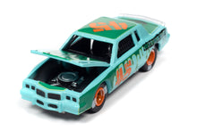 1982 Pontiac Grand Prix Stock Car / Demolition Derby (Light Blue w/Green Graphics)