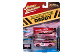1997 Ford Crown Victoria / Demolition Derby (Cotton Candy Pink w/Derby Graphics)