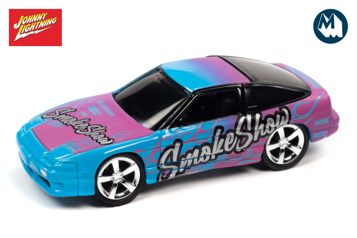 1990 Nissan 240SX / Import Heat (Cyan & Purple Smoke Show Graphics)
