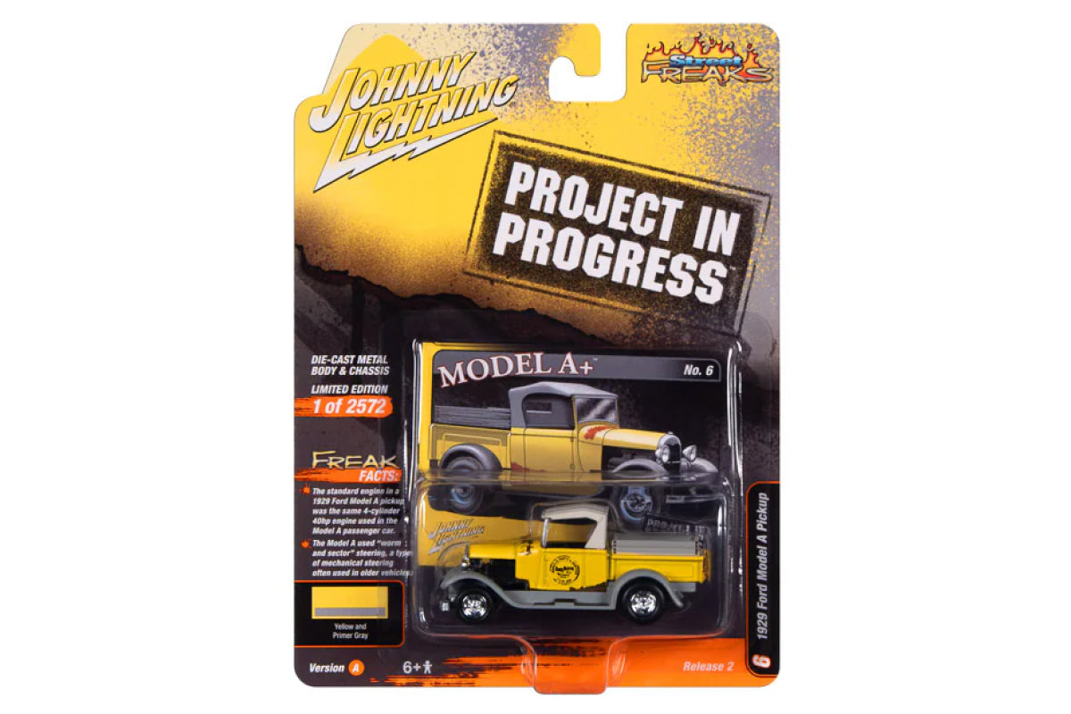 1929 Ford Model A / Projects in Progress (Yellow with Gray Roof)