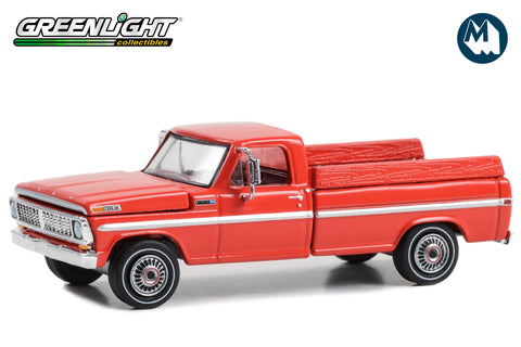 1970 Ford F-100 Farm and Ranch Special with Side Cargo Boards - Candy Apple Red