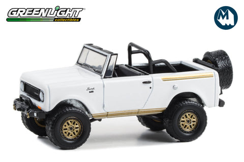 1970 Harvester Scout Lifted with Off-Road Parts (White and Gold)