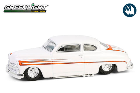 1950 Mercury Eight Coupe (Matte White with Metallic Orange Scallops)