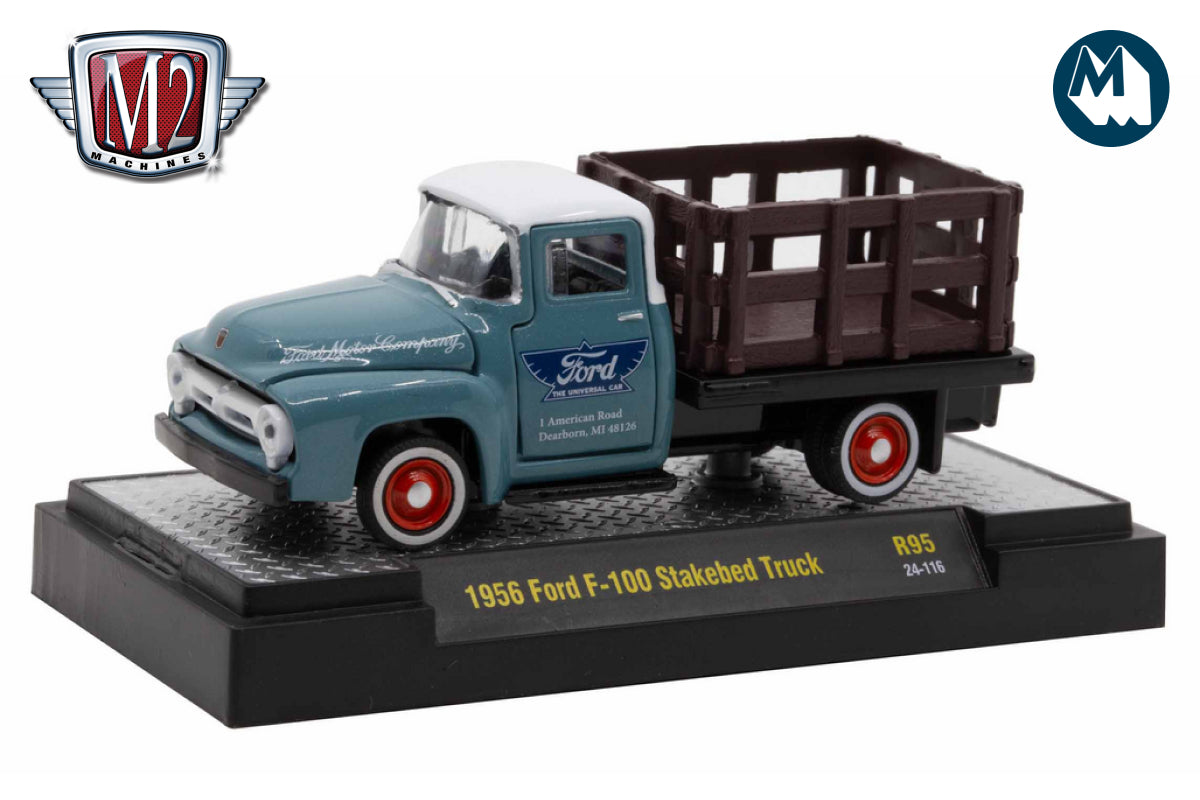 M2 Auto-Thentics 95 - 1956 Ford F-100 Stakebed Truck