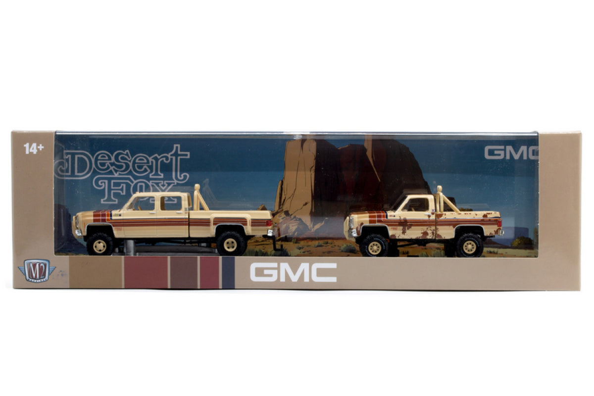 M2 Auto-Haulers 95 - 1977 GMC Sierra Classic 3500 4X4 & 1977 GMC Sierra Grande 15 "Desert Fox"