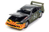 1990s Ford Mustang Race Car / 24hrs of LeMons (Dark Silver/Army Green, Old Crows Graphics)