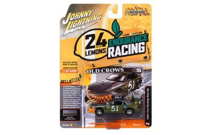 1990s Ford Mustang Race Car / 24hrs of LeMons (Dark Silver/Army Green, Old Crows Graphics)