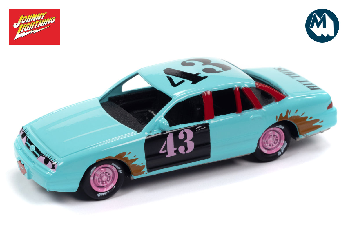 1997 Ford Crown Victoria / Demolition Derby (Light Teal w/Derby Graphics)