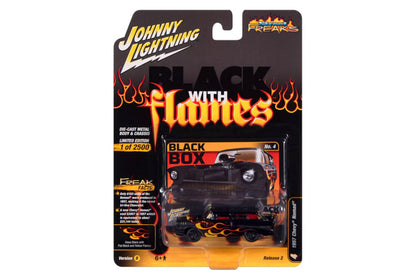 1957 Chevrolet Nomad / Black with Flames (Gloss Black with Flat Black Front & Flames)