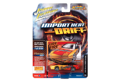 1990 Nissan 240SX / Import Heat (Red & Yellow Smoke Show Graphics)