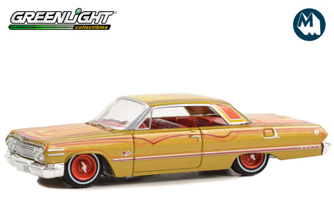1963 Chevrolet Impala SS (Gold Metallic and Red)