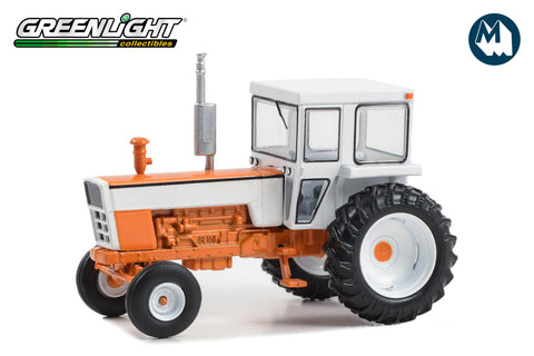 1973 Tractor with Enclosed Cab - Orange and White