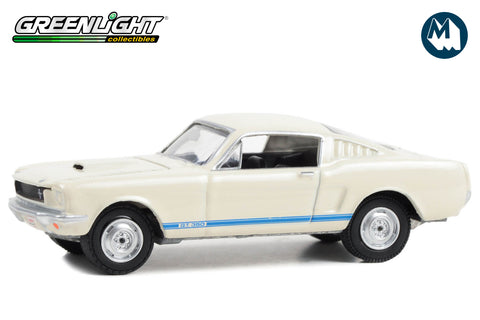 1965 Shelby GT350 - Lot #1381 (White with Blue Stripes and Black Interior)