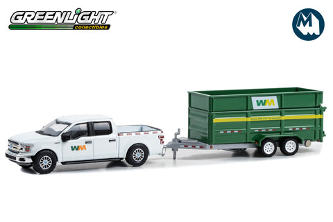 2018 Ford F-150 SuperCrew / Waste Management with Double-Axle Dump Trailer