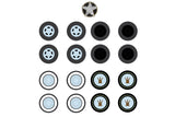 Greenlight Hollywood Icons #2 Tyres Wheel & Tyre Pack
