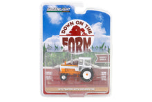 1973 Tractor with Enclosed Cab - Orange and White