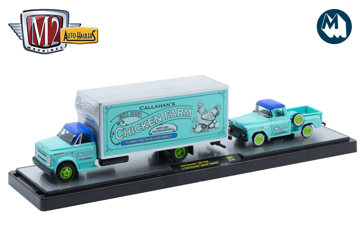 M2 Auto-Haulers 91 - 1968 Chevrolet C60 Truck & 1958 Chevrolet Apache Stepside