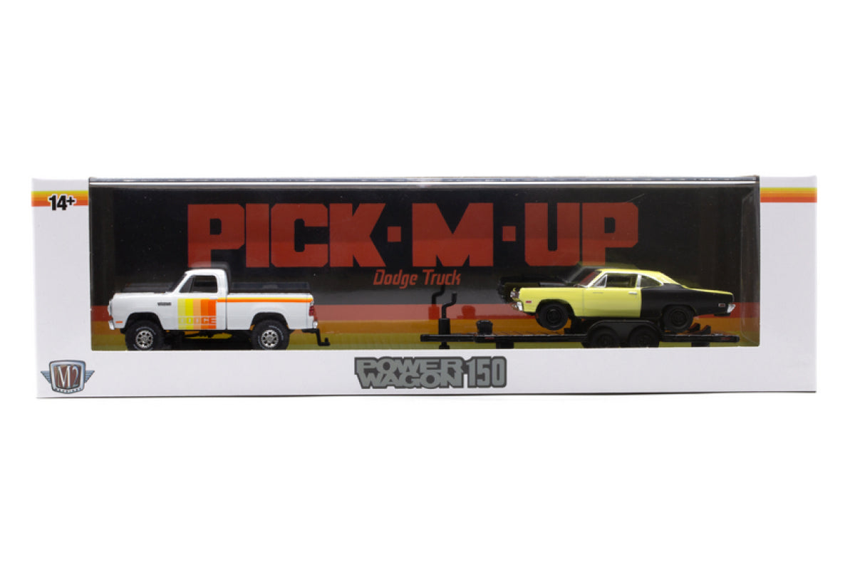 M2 Auto-Haulers 77 - 1979 Dodge 150 Power Wagon PICK-M-UP & 1969 Plymouth Road Runner HEMI