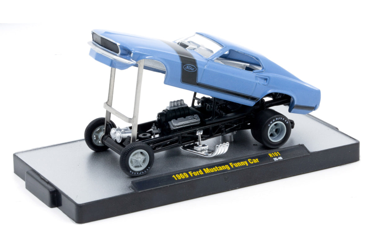 M2 Auto-Thentics 101 - 1969 Ford Mustang Funny Car – Modelmatic