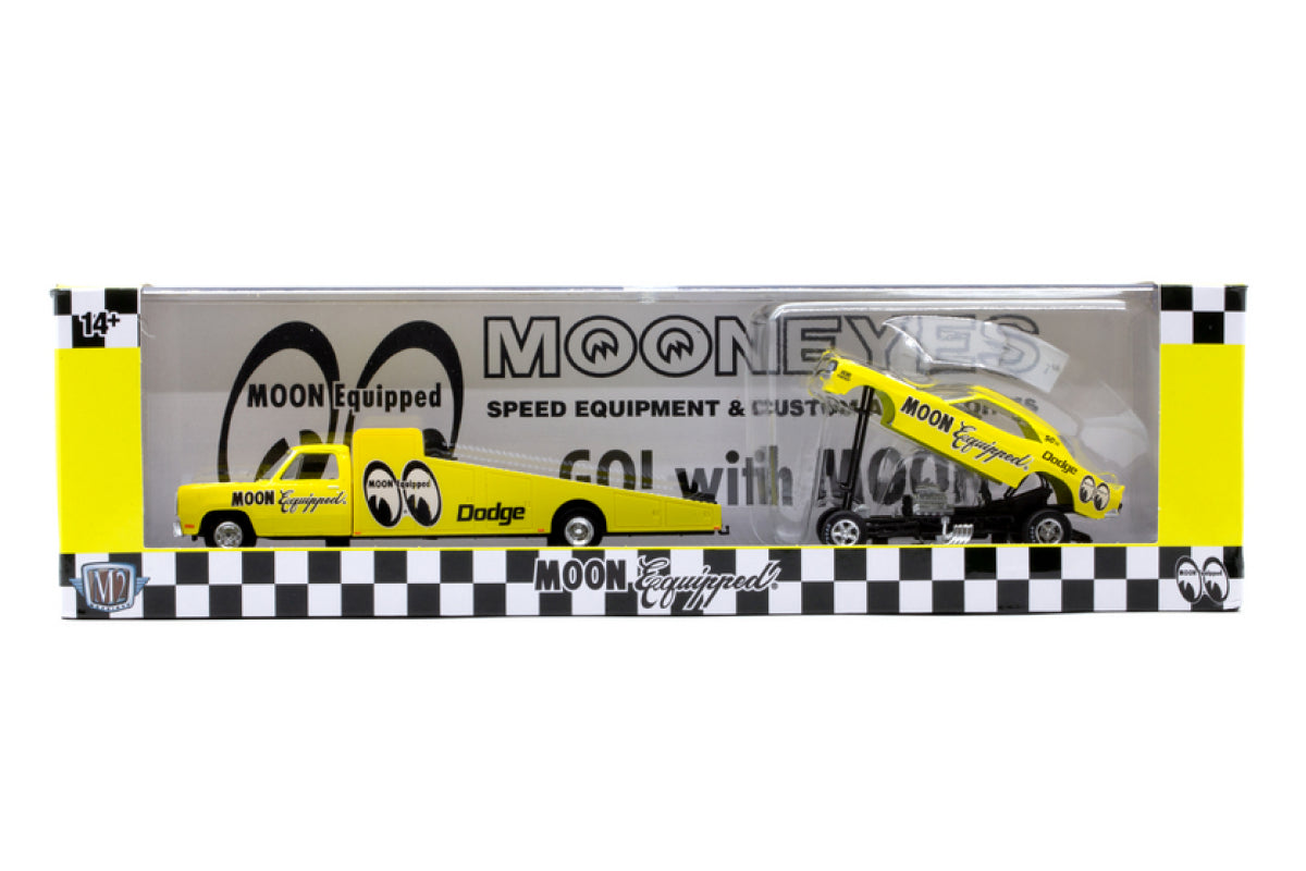 M2 Auto-Haulers 78 - 1974 Dodge Truck & 1971 Dodge Challenger Funny Car "Mooneyes"