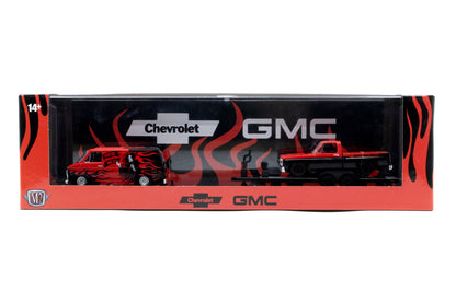 M2 Auto-Haulers 84 - 1973 Chevrolet Van G10 & 1976 GMC Sierra Grande 15 - Custom.