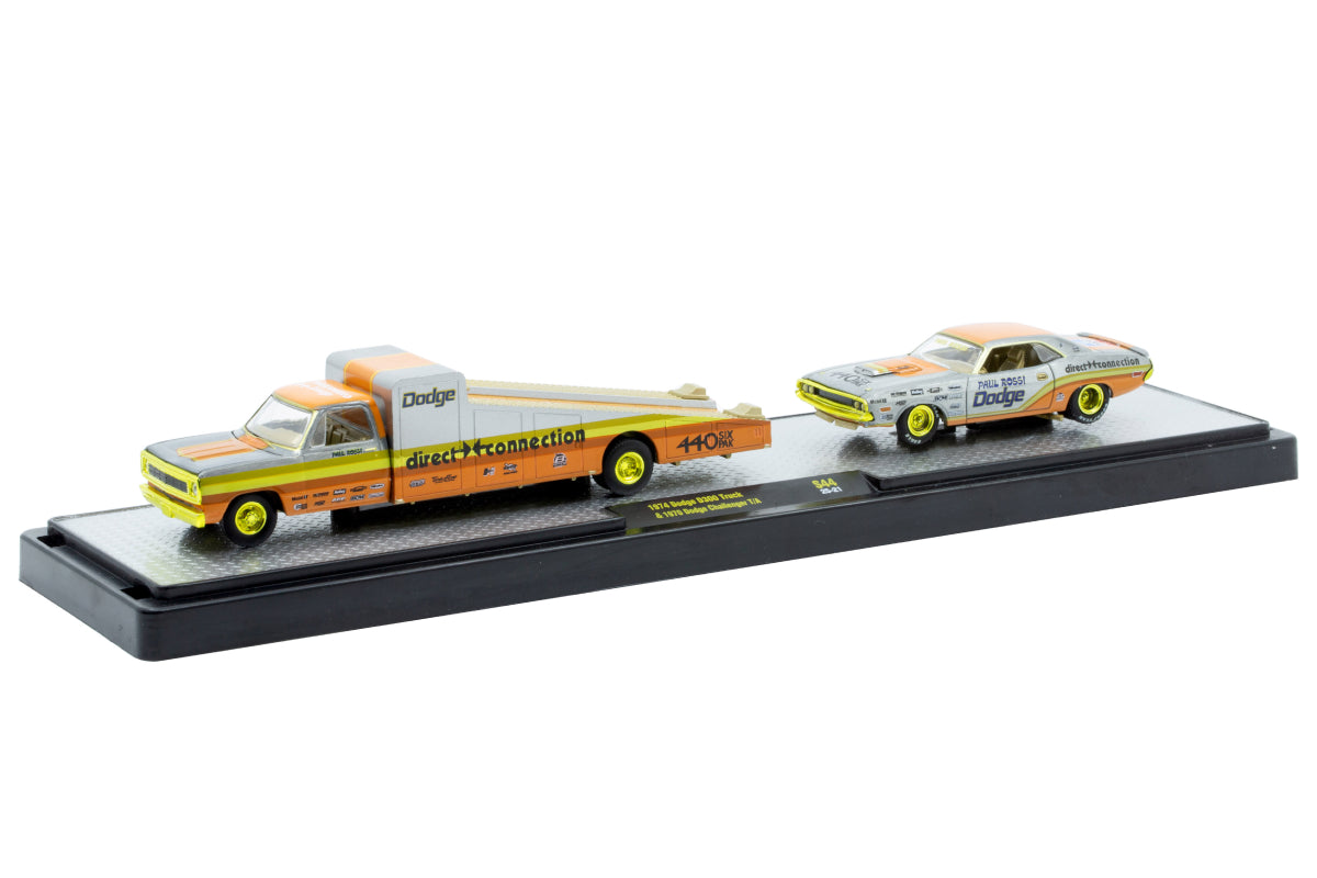 M2 Auto-Haulers S44 - 1974 Dodge Truck & 1970 Dodge Challenger T/A