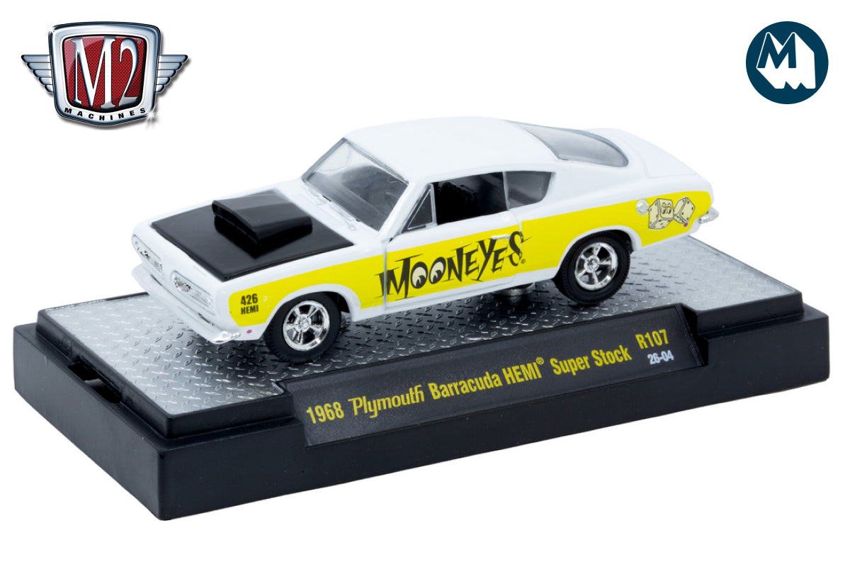 M2 Auto-Thentics 107 - 1968 Plymouth Barracuda HEMI "Mooneyes"
