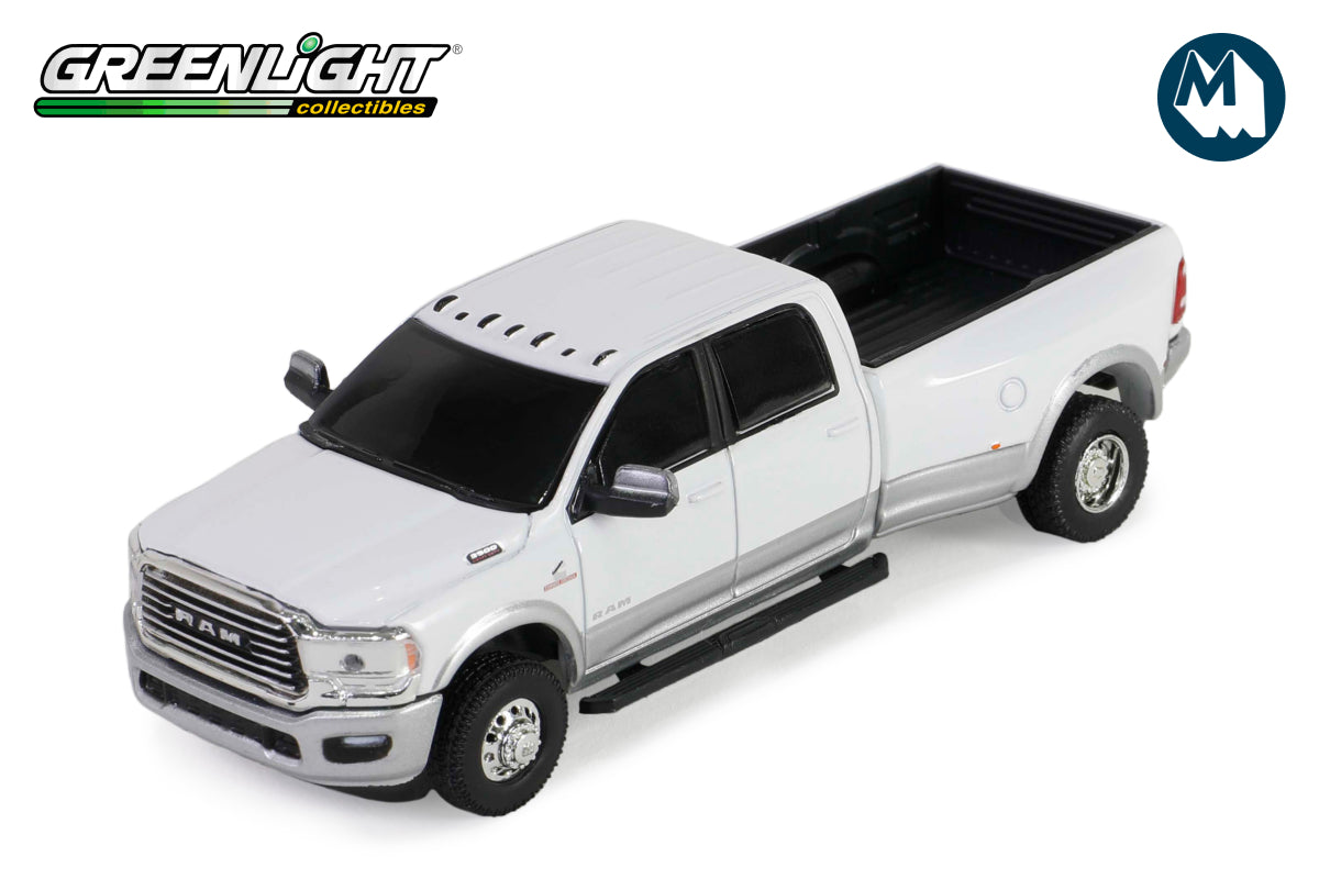 2020 Ram 3500 Laramie Dually (Bright White and Billet Silver)