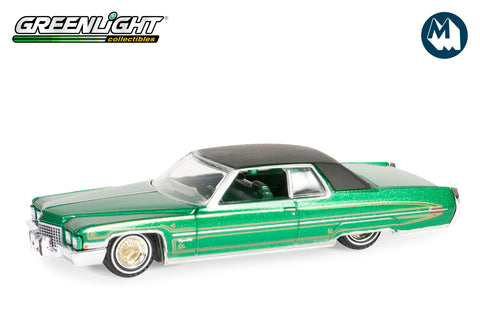 1971 Cadillac Coupe DeVille (Green and Gold)