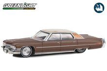 1973 Cadillac Sedan deVille (Dark Brown Metallic with Light Brown Pinstripes)