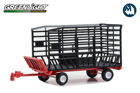 Bale Throw Wagon - Black and Red