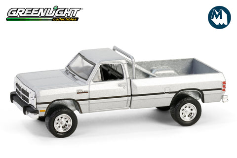 1992 Dodge Ram D250 Power Ram Lifted with Rollbar (Sterling Silver)