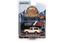 1996 Ford Bronco XLT - Light Saddle and Oxford White with Modern Rooftop Tent