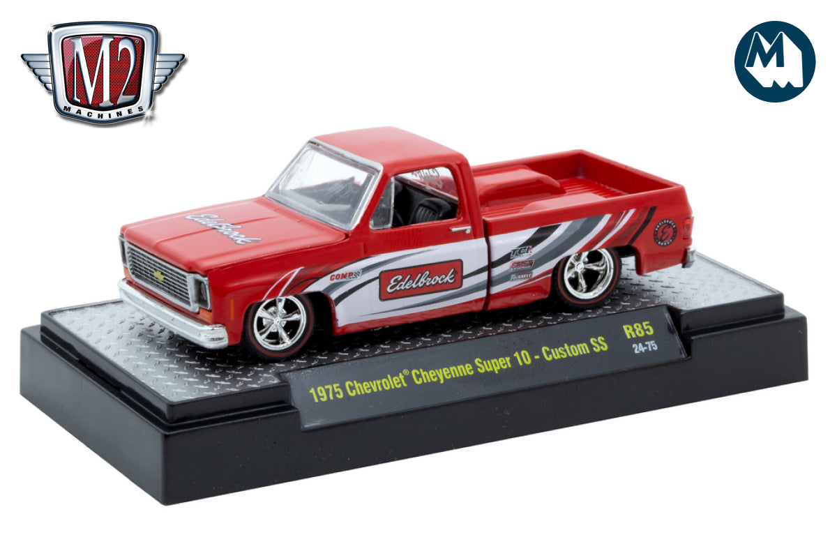 M2 Detroit Muscle 85 - 1975 Chevrolet Cheyenne Super 10 Custom SS "Edelbrock"