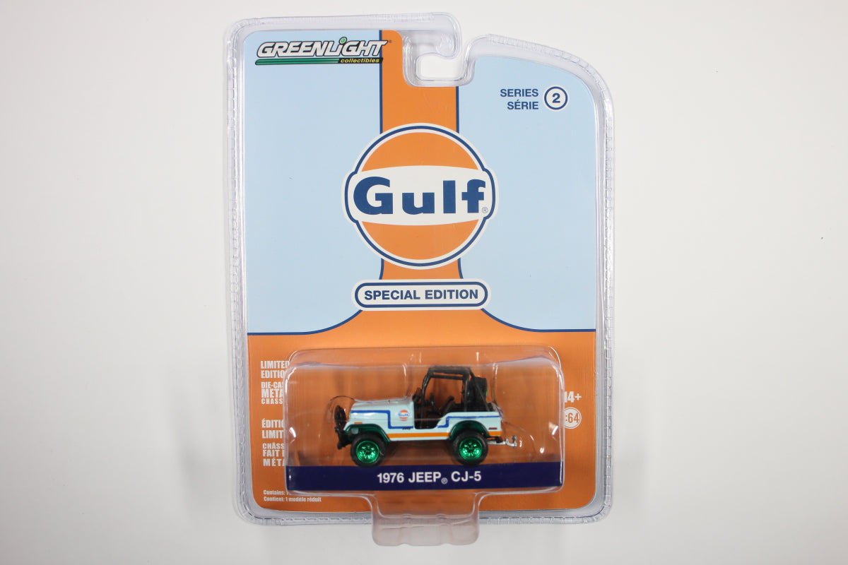 [Green Machine] 1976 Jeep CJ-5 with Baja Parts - Gulf Oil