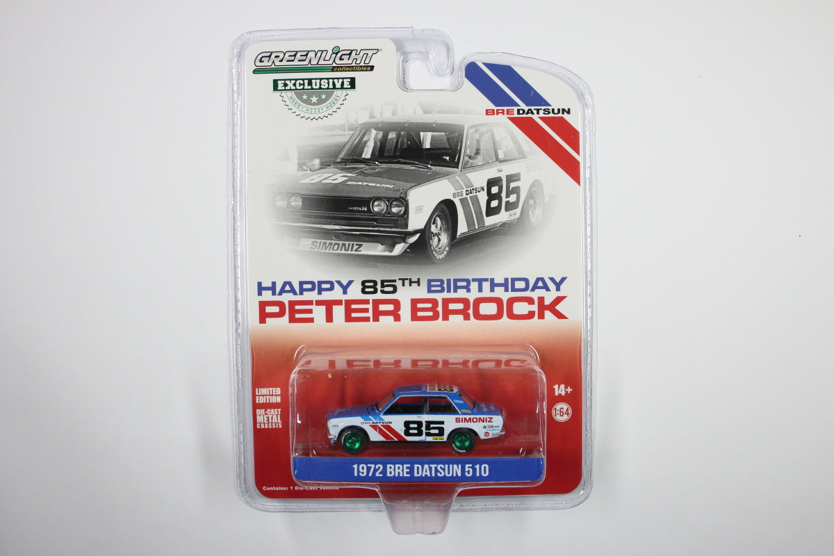 [Green Machine] 1972 Datsun 510 #85 Brock Racing Enterprises (BRE) - Happy 85th Birthday Peter Brock