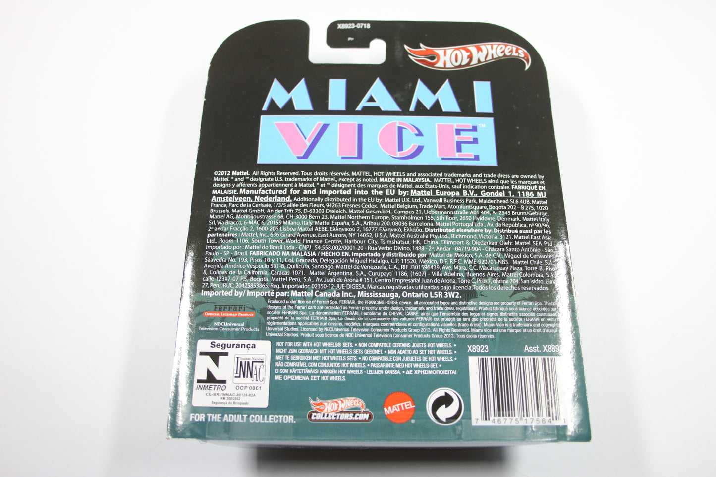 [Pre-owned] Hot Wheels Retro Entertainment 2013 Mix 5 / Ferrari 365 GTS4 "Daytona Spyder" - Miami Vice