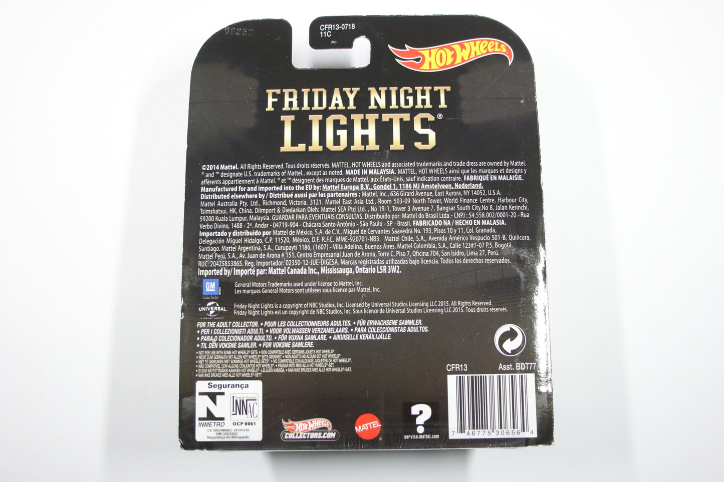 [Pre-owned] Hot Wheels Retro Entertainment 2015 Mix 1 / Chevy Silverado - Friday Night Lights