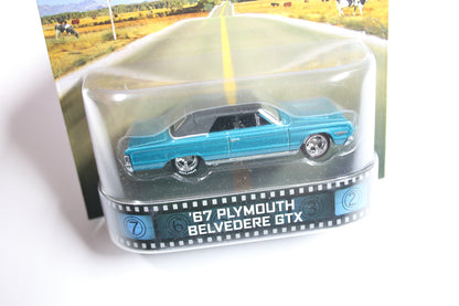 [Pre-owned] Hot Wheels Retro Entertainment 2014 Mix 4 / '67 Plymouth Belvedere GTX - Tommy Boy