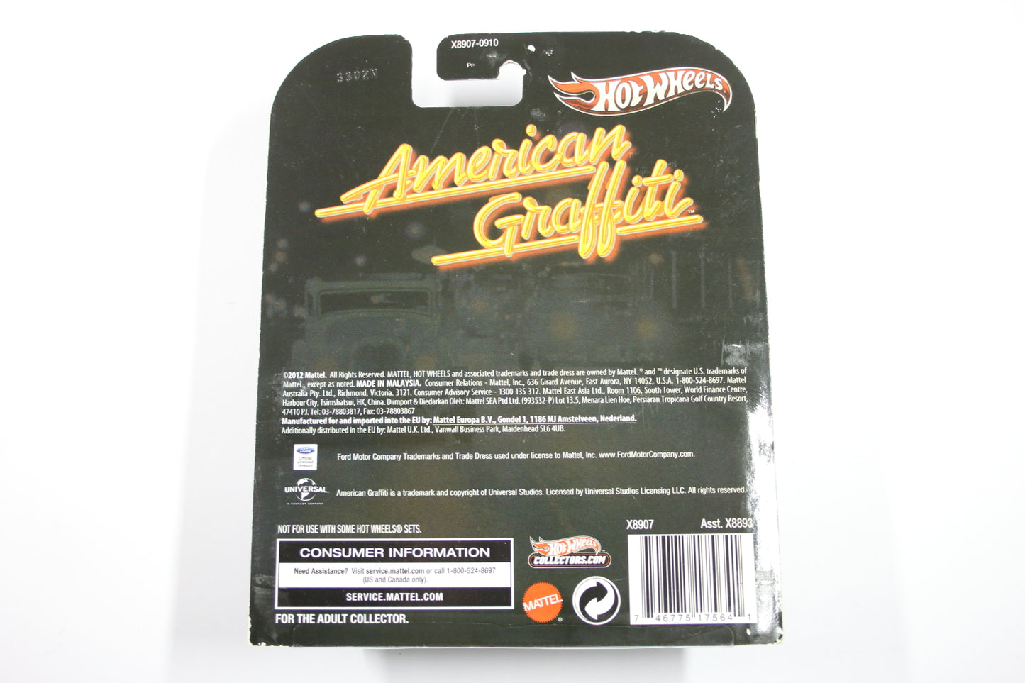 [Pre-owned] Hot Wheels Retro Entertainment 2013 Mix 1 / '32 Ford - American Graffiti