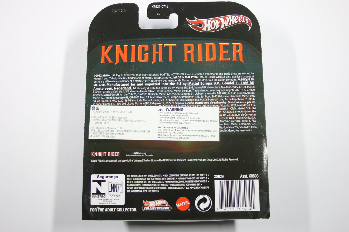 [Pre-owned] Hot Wheels Retro Entertainment 2013 Mix 2 / K.A.R.R. - Knight Rider