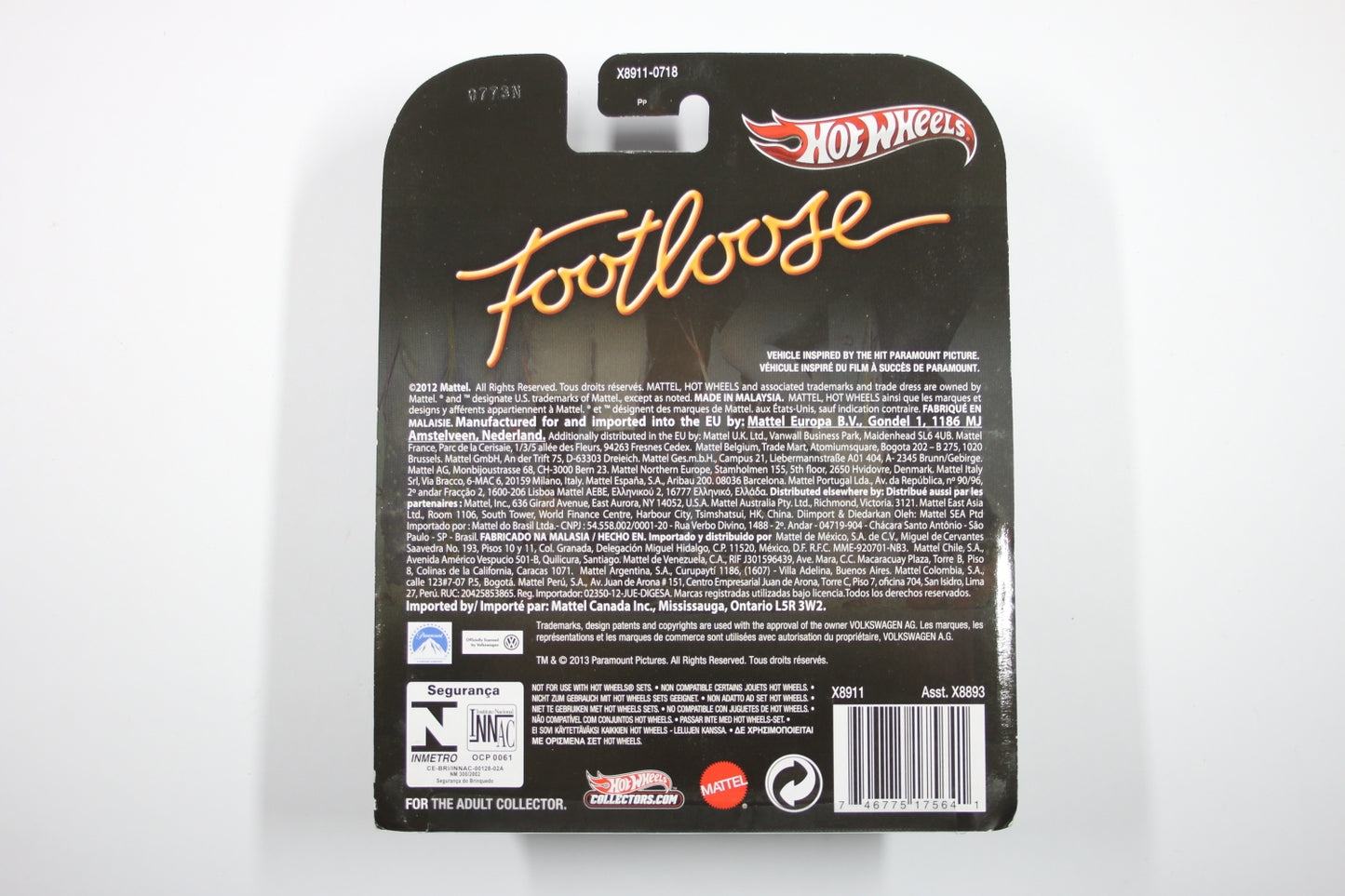 [Pre-owned] Hot Wheels Retro Entertainment 2013 Mix 3 / Volkswagen Beetle - Footloose