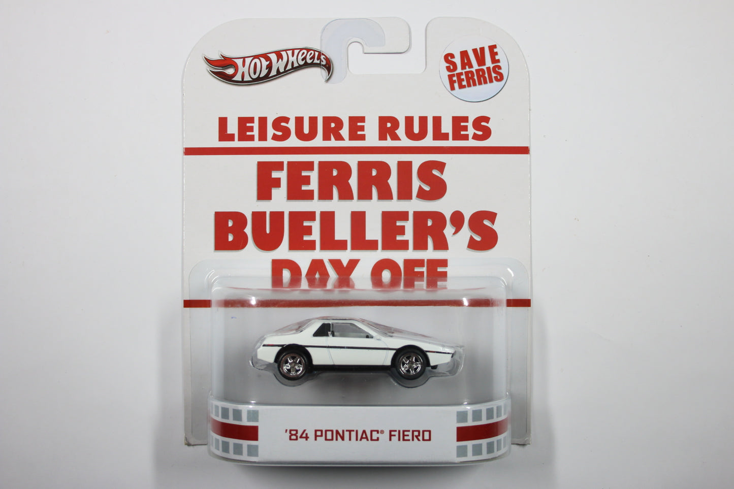 [Pre-owned] Hot Wheels Retro Entertainment 2013 Mix 3 / '84 Pontiac Fiero - Ferris Bueller's Day Off
