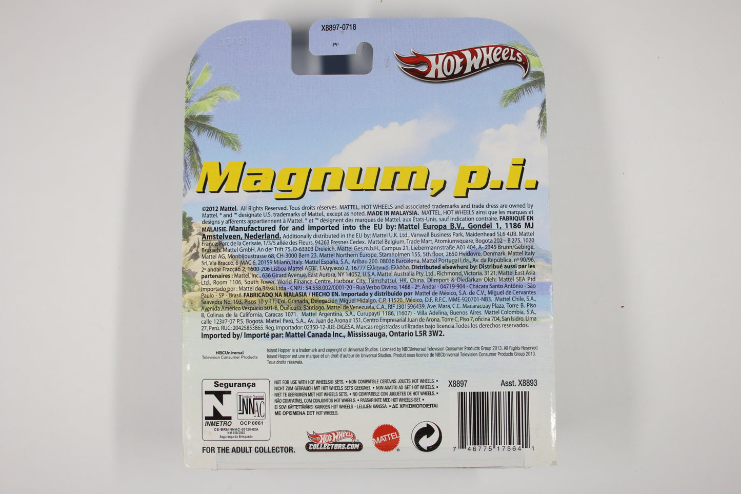 [Pre-owned] Hot Wheels Retro Entertainment 2013 Mix 5 / Island Hopper - Magnum, P.I.