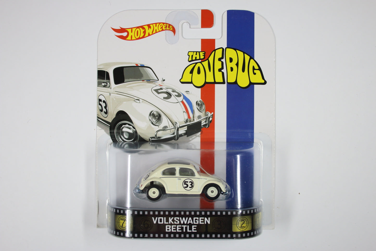 [Pre-owned] Hot Wheels Retro Entertainment 2014 Mix 1 / Volkswagen Beetle - "Herbie" The Love Bug