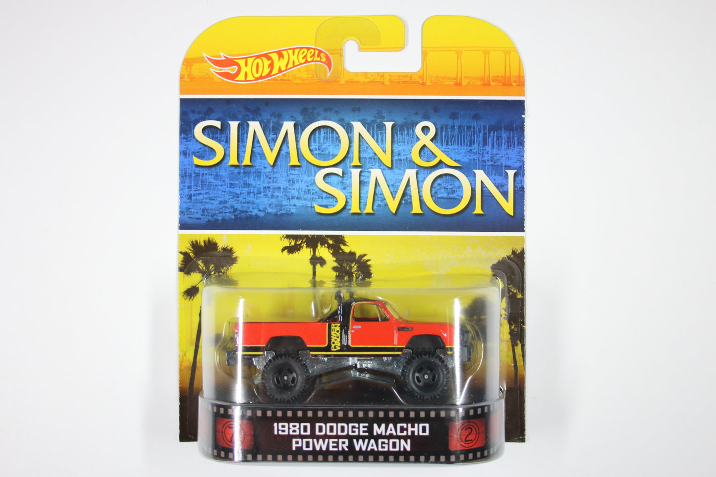 [Pre-owned] Hot Wheels Retro Entertainment 2014 Mix 1 / 1980 Dodge Macho Power Wagon - Simon & Simon