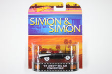 [Pre-owned] Hot Wheels Retro Entertainment 2014 Mix 3 / '57 Chevy Bel Air Convertible - Simon & Simon