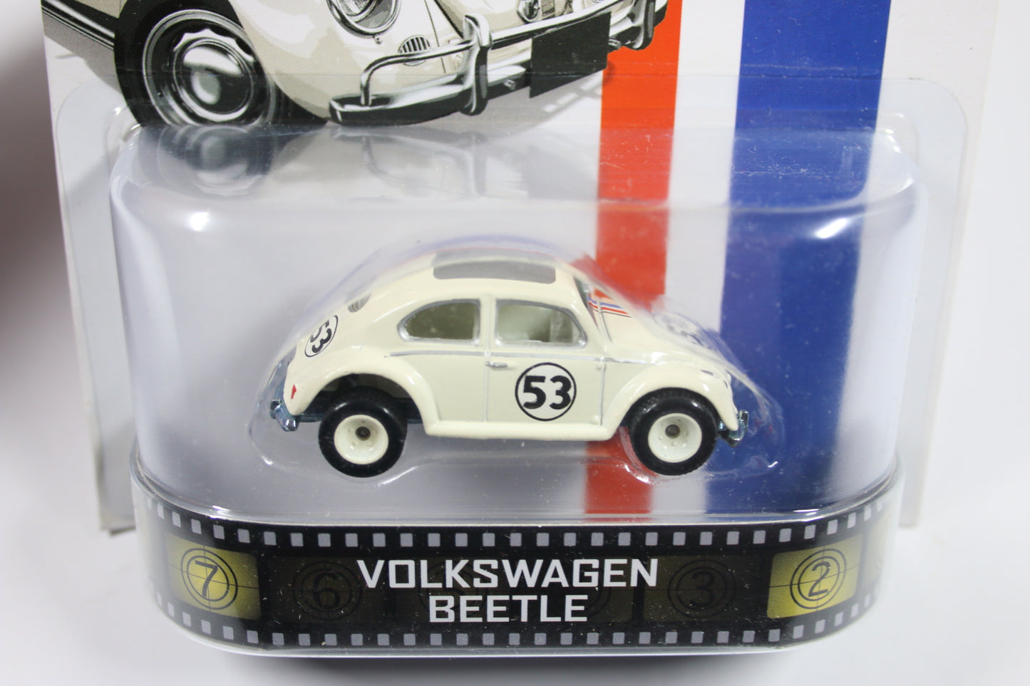 [Pre-owned] Hot Wheels Retro Entertainment 2014 Mix 1 / Volkswagen Beetle - "Herbie" The Love Bug