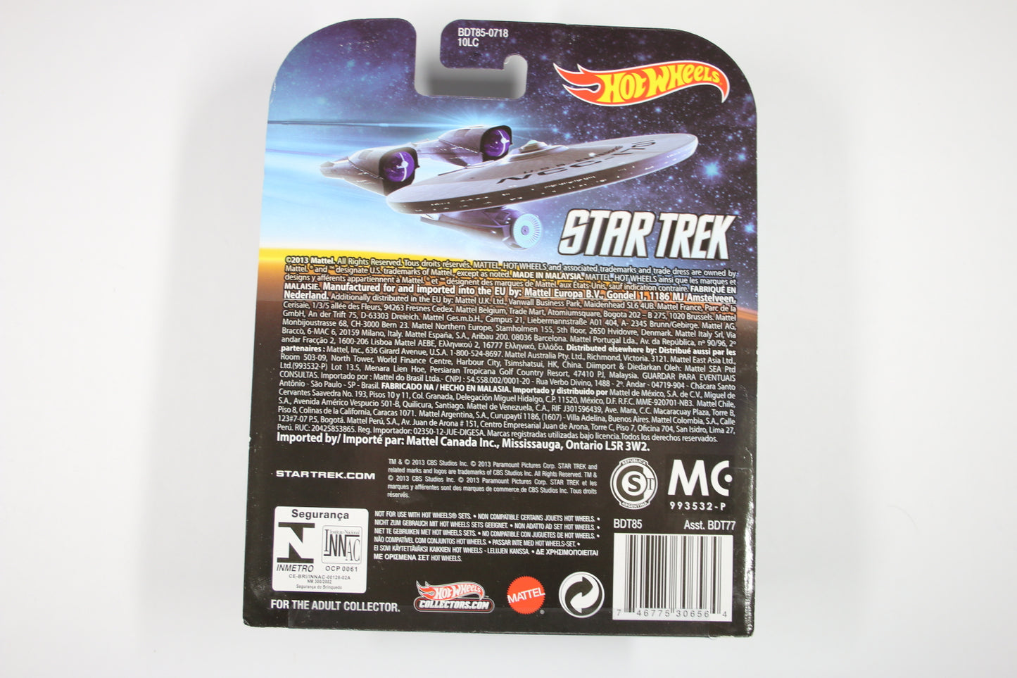 [Pre-owned] Hot Wheels Retro Entertainment 2014 Mix 1 / U.S.S. Enterprise NCC-1701 - Star Trek