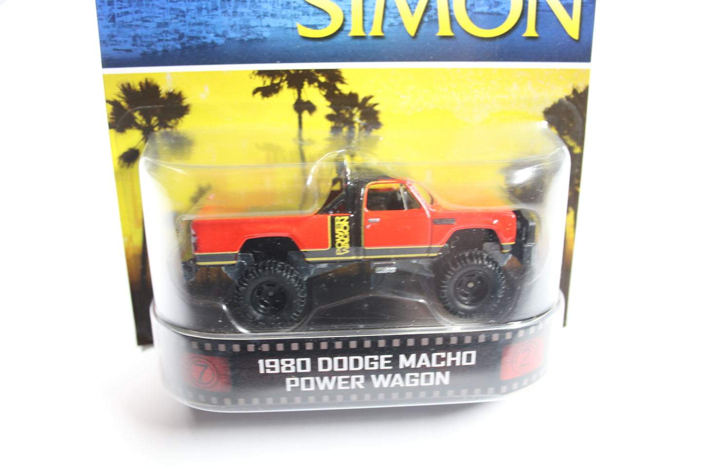 [Pre-owned] Hot Wheels Retro Entertainment 2014 Mix 1 / 1980 Dodge Macho Power Wagon - Simon & Simon